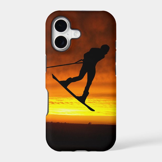 Wakeboard Sunset iPhone X Case (Back)