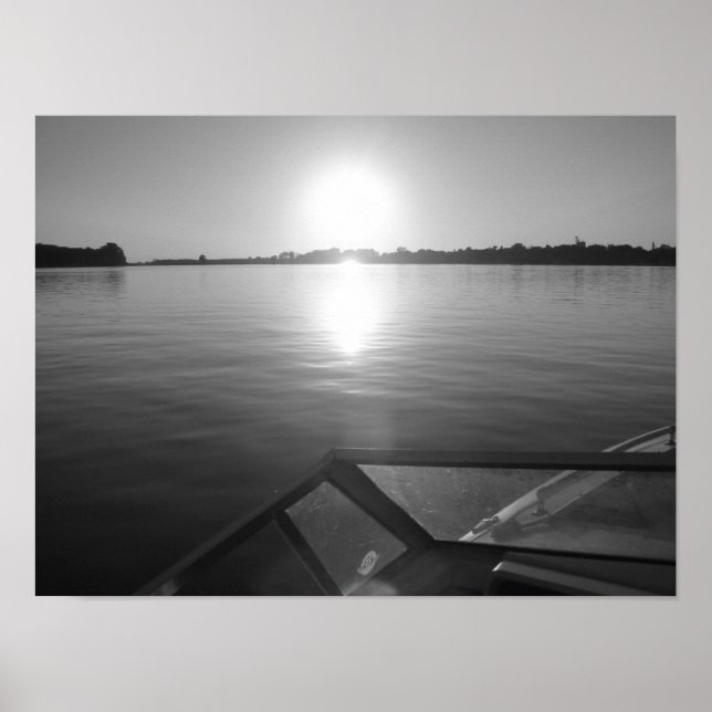 Wakeboard sunset poster (Front)