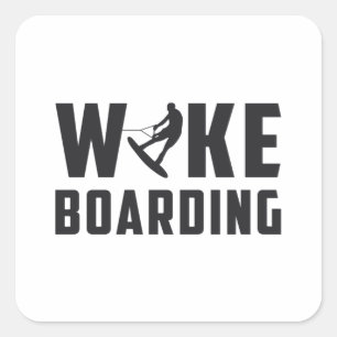 Wakeboard Wakeboarder Wakeboarding Lovers Gift Square Sticker