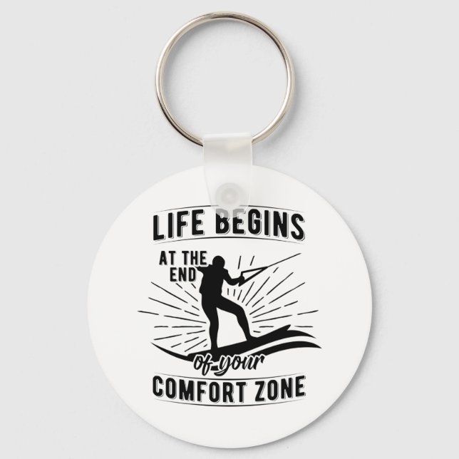 Wakeboard | Waterski Wakeboard Sea Gifts Keychain (Front)