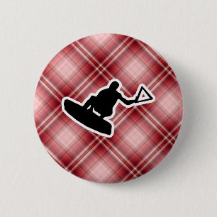 Wakeboarder 2 Inch Round Button