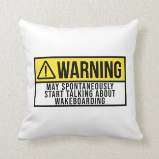 Wakeboarding Gift - Wakeboard Lover Throw Pillow
