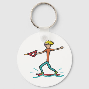 Wakeboarding Keychain