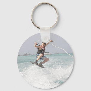 Wakeboarding Keychain