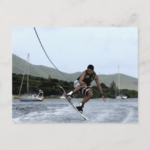 Wakeboarding Postcard