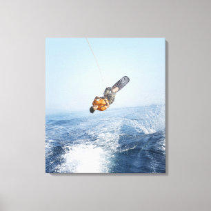 Wakeboarding Stunt Canvas Print