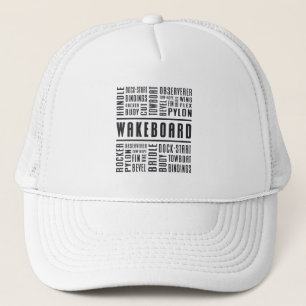 Wakeboarding Wakeboard Wake Wakeboarder Lovers Trucker Hat