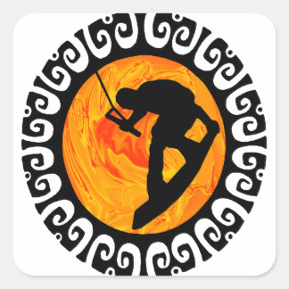 WAKEBOARDS A GO SQUARE STICKER