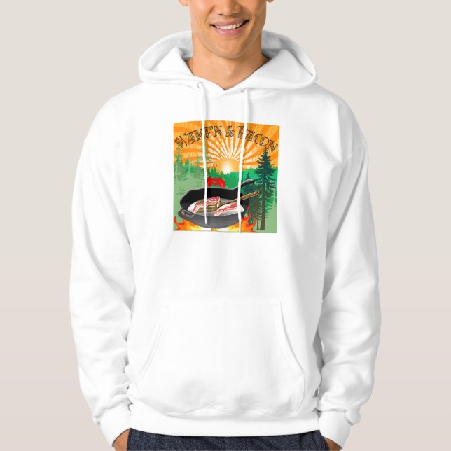 Wake'n et sweat - shirt à capuche de lard (Devant)