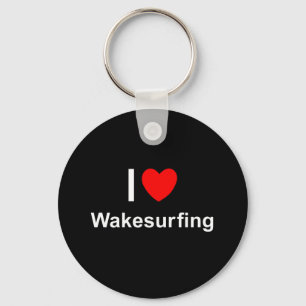 Wakesurfing Keychain