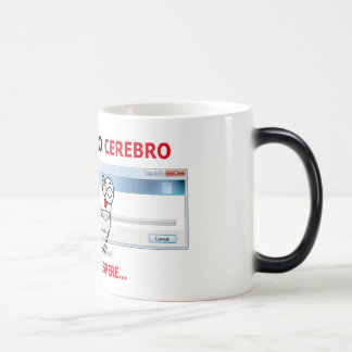 Waking up brain magic mug