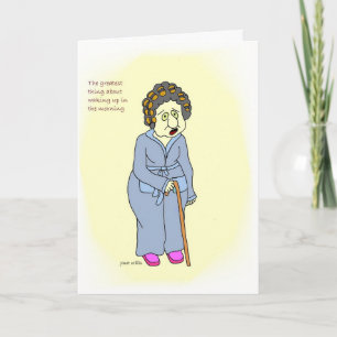 Waking upCard Card