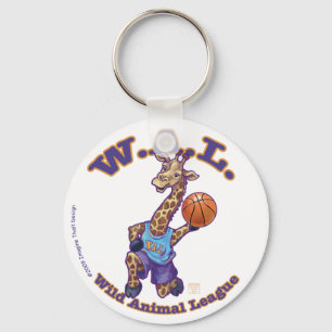 WAL Basketball Keychain