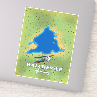 Walchensee lake Germany map