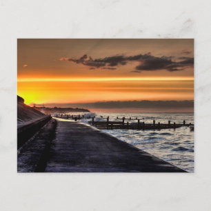Walcott promenade sunset postcard