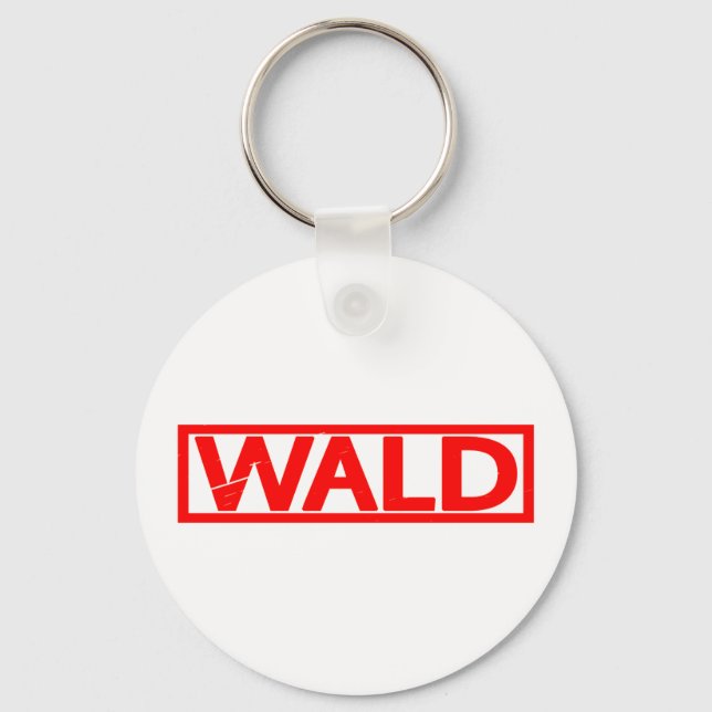 Wald Stamp Keychain (Front)