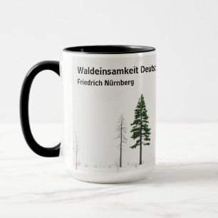 Waldeinsamkeit Nature Lover Personalized Mug