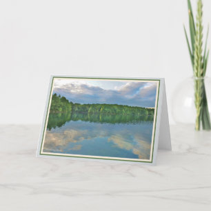Walden Pond: Bluebird carries the sky on his back. Card