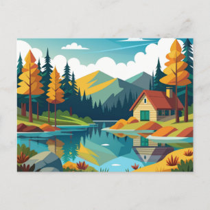 Walden Pond Concord, Massachusetts Postcard