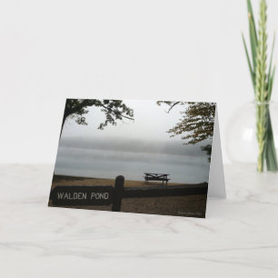 Walden Pond Holiday Card - Simply View the Mist