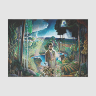 Walden Pond Revisited by Newell Convers Wyeth Tissue Paper