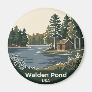 Walden Pond State Reservation USA Magnet