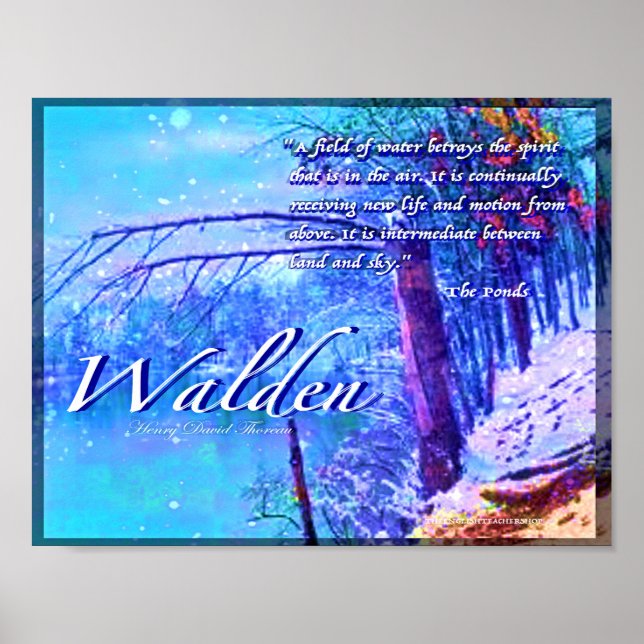 Walden Poster (Front)