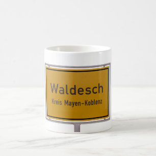 Waldesch Ortsschild City Limits Sign Coffee Mug
