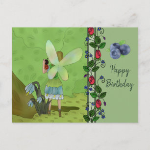 Waldlauf mit Käfer Postcard