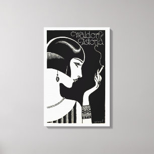 Waldorf Astoria poster Canvas Print