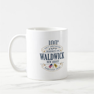 Waldwick, New Jersey, 100th Anniv. Coffee Mug