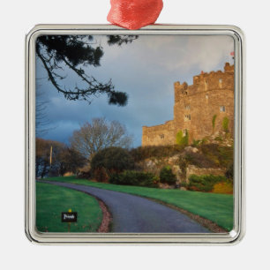 Wales - A private welsh castle near St. Metal Ornament