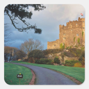 Wales - A private welsh castle near St. Square Sticker