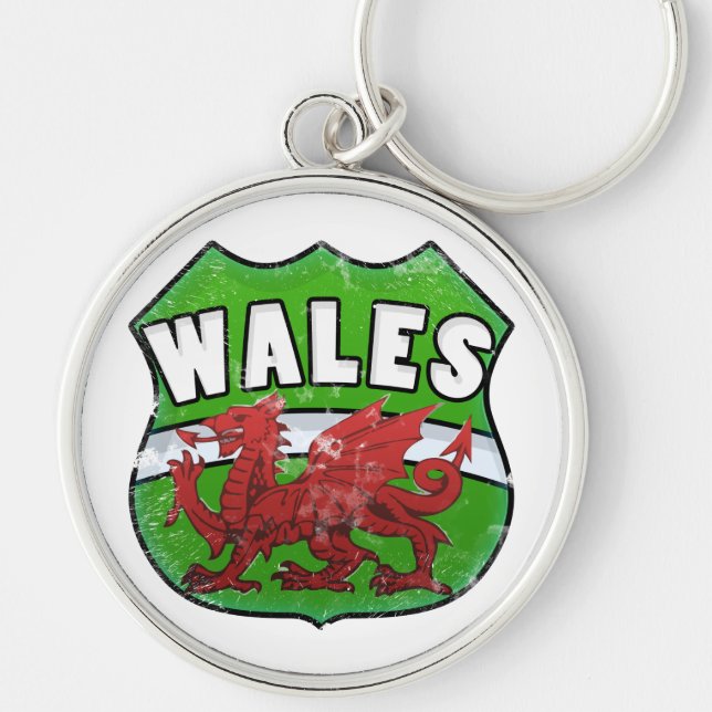 WALES BADGE KEYCHAIN (Front)