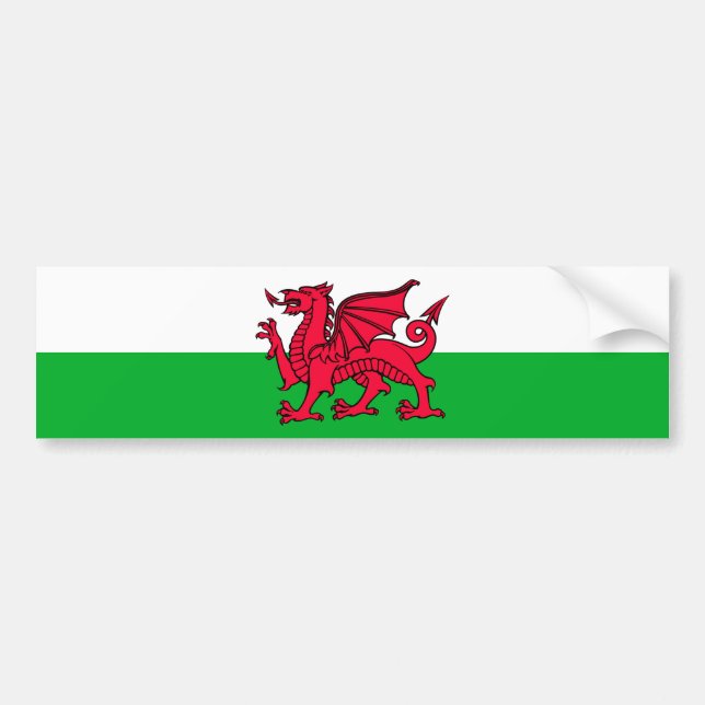 Wales Bumper Sticker (Front)