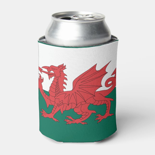 Wales Flag Can Cooler (Can Front)