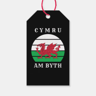 Wales Flag Cymru Am Byth Proud To Be Welsh Gift Tags