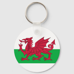 wales flag keychain