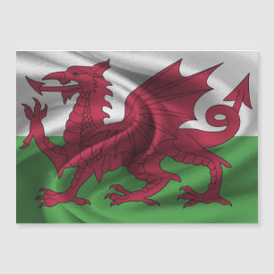 Wales Flag Magnetic Card