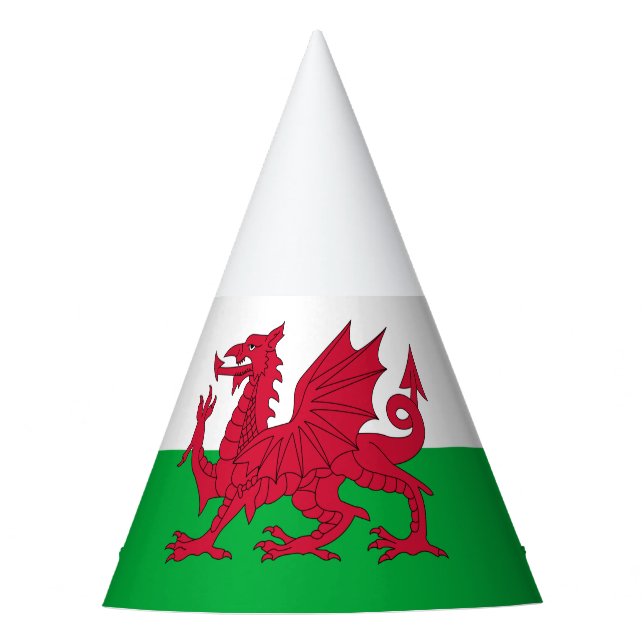 Wales flag Party Hat (Front)