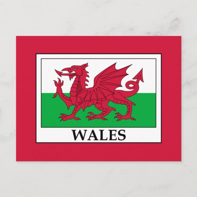 Wales Flag  Postcard (Front)