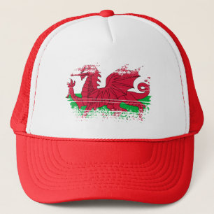 Wales flag  trucker hat