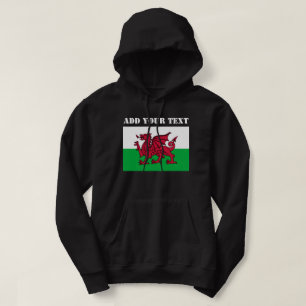 Wales Flag Welsh cumru Football Soccer  Hoodie