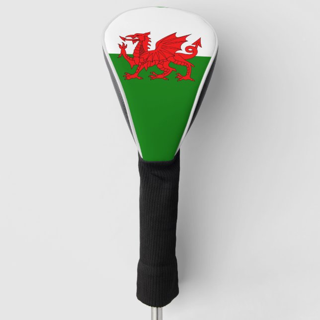  Wales flag Welsh red dragon Golf Head Cover (Front)