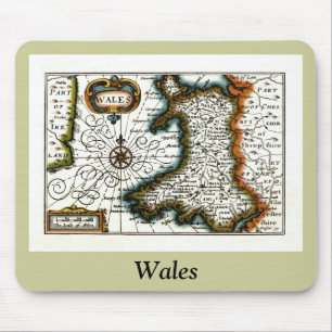Wales Map and/or Flag Mouse Pad