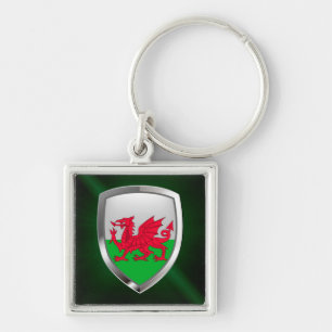 Wales Metallic Emblem Keychain