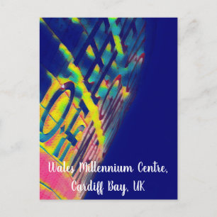 Wales Millennium Centre Artistic Postcard