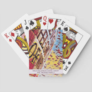 Wales Millennium Centre Cardiff UK Digital Art Playing Cards