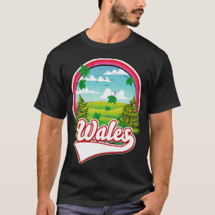 Wales retro travel T-Shirt