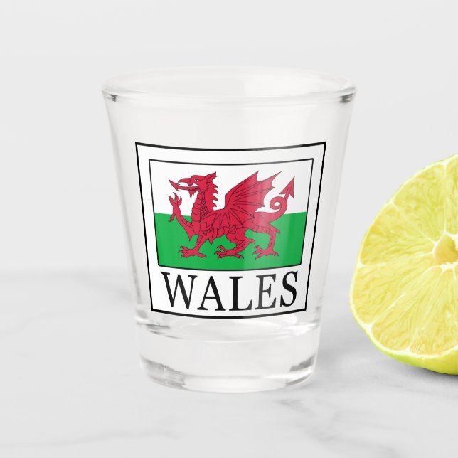 Wales Shot Glass (Front)
